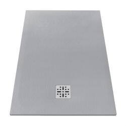 MARMY Dolomite 80x140 zuhanytálca Valentino Grey 80 7641 80 14 53 +ajándék szifon (80 7641 80 14 53)