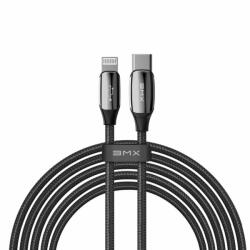 Baseus Cablu Baseus BMX Sequins MFI USB Type C PD 18W / Lightning cable 2, 4 A 1, 8 m black (CATLLP-B01)