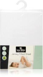 Lorelli Cearceaf Jersey 60/120 cm, White (20050070001) Lenjerii de pat bebelusi‎, patura bebelusi