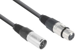 PD CONNEX CX102-1, 5 5-PIN DMX kábel (5 pin XLR mama - 5 pin XLR papa) - (1, 5 m)