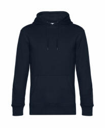 B&C Collection Uniszex kapucnis hosszú ujjú pulóver B and C KING Hooded 3XL, Sötétkék (navy)