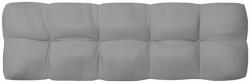 vidaXL Pernă de paleți, gri, 120x40x10 cm, material textil (314473)