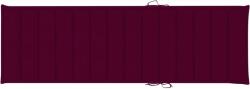 vidaXL Pernă de șezlong, roșu vin, 200x60x3 cm, textil oxford (314212)