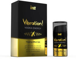 intt Vibration! Vodka Energy stimuláló gél hölgyeknek, vodka aromával (15 ml) - szeresdmagad