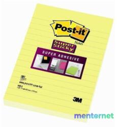 POST-IT Super Sticky 102x152mm vonalas 90 lapos nárciszsárga jegyzettömb (7100172740) - tintasziget