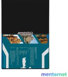 Plastweld PVC A3 fekete villámzáras mappa (62-010-0341) - tintasziget