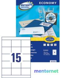 AVERY Europe100 ELA044 70x50, 8mm univerzális 1500db-os etikett (ELA044) - tintasziget
