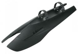 SKS X-Board Dark első sárvédő alsócsőre, gumipánttal, műanyag, fekete