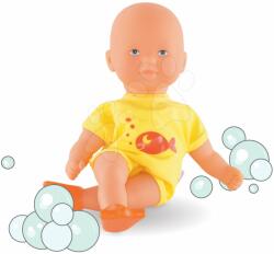 Corolle Păpușa Mini Bath Yellow Corolle cu ochi albaștri și labe de înot 20 cm de la 18 luni (CO120080-FBN07) Papusa