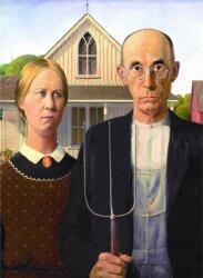 EUROGRAPHICS 6000-5479 - American Gothic, Wood - 1000 db-os puzzle