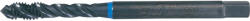 Cromwell M3x0.5 Kék Gyűrűs Hss-ev Csavart Hornyú Gépi Menetfúró - Oxidált (swt1852509b)