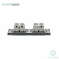 Smarthugo Dupla Sorolt Arany Üvegkeretes Konnektor (sh2550003)