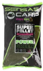 SENSAS Nada Sensas Super Pellet Power Green, 1kg (A0.S43836) - karp