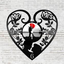  Bakelit óra - Szerelmes szív