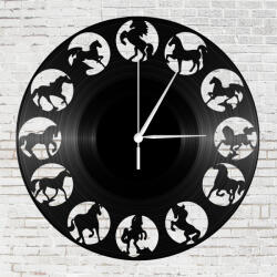  Bakelit falióra - lovas óra