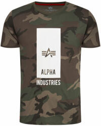 Alpha Industries Tricou Logo 126547C Verde Regular Fit