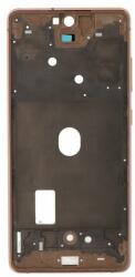 tel-szalk-1928594 Samsung Galaxy S20 FE narancs előlap lcd keret, burkolati elem (tel-szalk-1928594)
