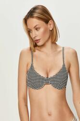 Pepe Jeans bikini felső sötétkék, enyhén merevített kosaras - sötétkék XS - answear - 6 990 Ft