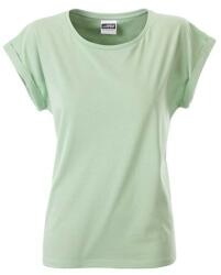 Daiber Tricou lejer de damă din bumbac organic 8005 - Verde fin | L (8005-1743372)