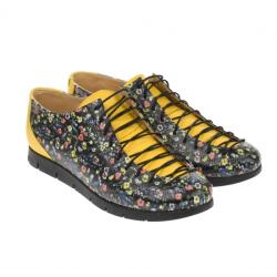Rovi Design Pantofi dama, casual, din piele naturala - P501GFLOR - ciucaleti