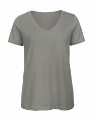B and C Női rövid ujjú organikus felső B and C Organic Inspire V /women T-Shirt 2XL, Világos szürke