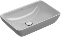 Villeroy & Boch Villeroy & Boch Venticello 55 x 36 cm-es ráültethető mosdó csaplyuk nélkül Stone White CeramicPlus felülettel - 411355RW (411355RW)