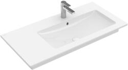 Villeroy & Boch Villeroy & Boch Venticello 100 x 50 cm-es beépíthető mosdó 1 csaplyuk a jobb oldalon Stone White CeramicPlus felülettel - 4134R1RW (4134R1RW)