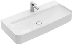 Villeroy & Boch Villeroy & Boch Finion 100 x 47 cm-es mosdó 1 csaplyukkal Stone White CeramicPlus felülettel rejtett ViFlow túlfolyóval - 41681BRW (41681BRW)
