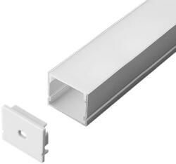 V-TAC Profil aluminiu pentru banda led 2m 30mm x 20mm alb (SKU-3371)