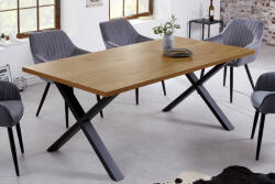 LAUREN modern tölgy dekor étkezőasztal - 160/180cm (40870)