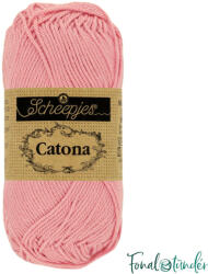 Scheepjes Catona 518 Marshmallow - rózsaszín pamut fonal - 50gramm