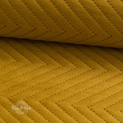 AMOR PIK 4310 - sárgászöld, nyomott mintás, vízlepergető prémium bútorszövet