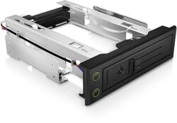 RaidSonic HDD Rack IcyBox Trayless Mobile Rack for 3.5'' SATA/SAS HDD, Black (IB-166SSK-B) - vexio