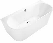 Villeroy & Boch Villeroy & Boch Oberon 2.0 1800 x 800 mm-es falhoz építhető egyenes kád Stone White - UBQ180OBR9CD00V-RW (UBQ180OBR9CD00V-RW)