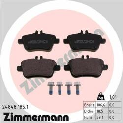 ZIMMERMANN set placute frana, frana disc ZIMMERMANN 24848.185. 1 - automobilus