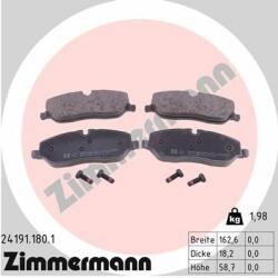 ZIMMERMANN set placute frana, frana disc ZIMMERMANN 24191.180. 1 (24191.180.1)