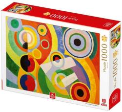 D-Toys - Puzzle Robert Delaunay: Rythme, Joie de Vivre - 1 000 piese