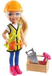 Mattel Barbie - Chelsea Karrierbaba - Építőmunkás (GTN87)