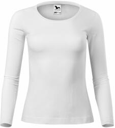 MALFINI Tricou femei cu mâneci lungi Fit-T Long Sleeve - Albă | XS (1690012)