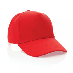 Everestus Sapca 5 panele, 21MAR2032, unisex, Ø 18.5 cm, marime universala adulti, Everestus, Bumbac, Rosu (EVE08-P453-314)