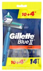 Gillette BlueII Plus Eldobható férfi borotva 10+4db
