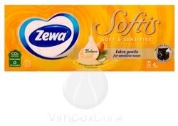 Zewa Softis 4 rétegű papírzsebkendő Soft&Sensitive 10x9 - alkuguru