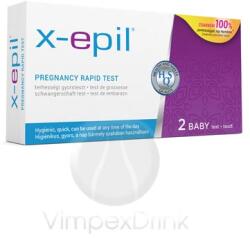  X-Epil terhességi gyorsteszt csíkok 2db - alkuguru