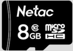 Netac P500 Standard microSDHC 8GB C10/UHS-I NT02P500STN-008G-S