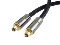 Cablu audio digital Toslink brodat 1m, kjtos7-1 (KJTOS7-1)