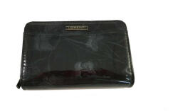 Lorenti Különleges lakk bőr női pénztárca fekete színben 01122 Black (01122_Black)
