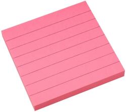  Info Notes önt. jegyzettömb, 75x75mm, 80lap, vonalas, brilliant pink (5654-32-L)