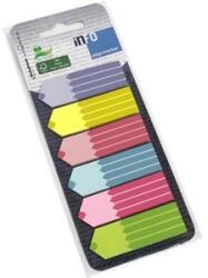 Info Notes önt. jelölőnyíl, ceruza mintájú, 18x55mm, 6x25db, 6-féle szín (5672-93)