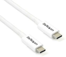 StarTech Cablu de date Startech TBLT3MM2MW, USB-C - USB-C, 2m, White (TBLT3MM2MW)