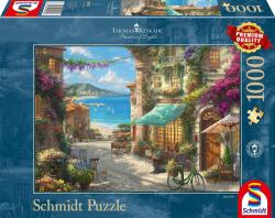 Schmidt Spiele Puzzle Schmidt din 1000 de piese - Thomas Kinkade Italian Cafe (59624) Puzzle